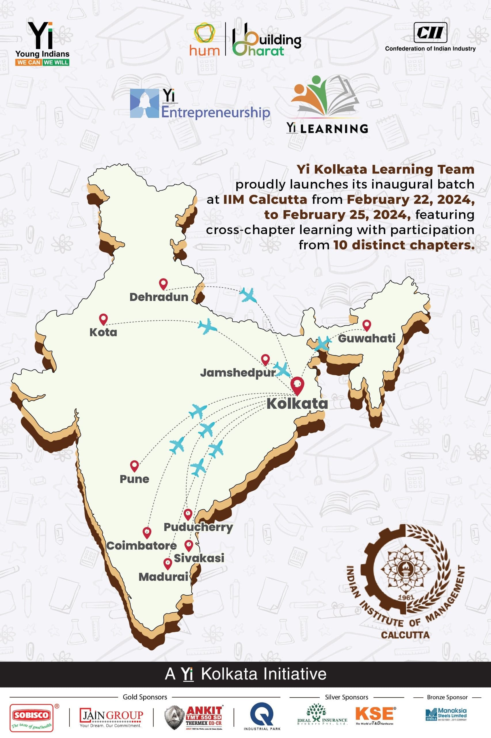Yi24 | Learning and Entrepreneurship : IIM Calcutta Course Cross Chapter